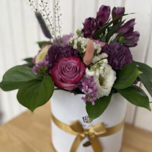 Свадебные цветы в коробке фото