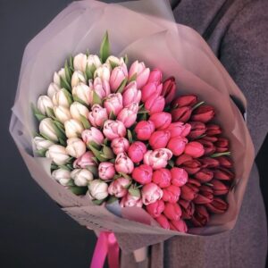 Букет превосходных тюльпанов фото